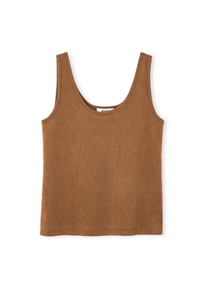 İPEKYOL - IS1260070170 Kadın Kahverengi Basic T-Shirt