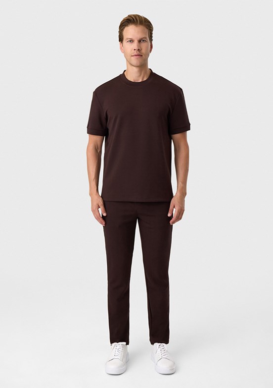 BACKANDBOND - B35S34006 Erkek Kahverengi Jogger Pantolon