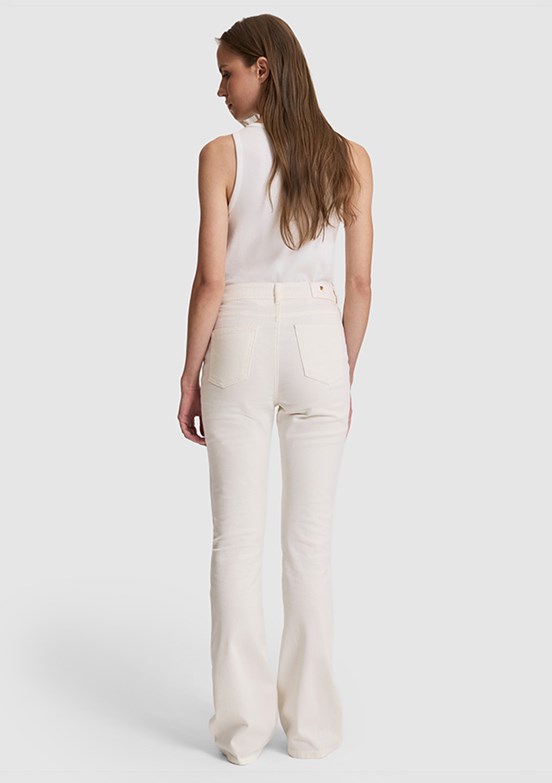 PİERRE CARDİN Kadın Beyaz Skinny Jean Pantolon
