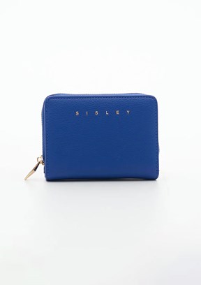 SİSLEY - SLY_314 Kadın Lacivert Suni Deri Cüzdan