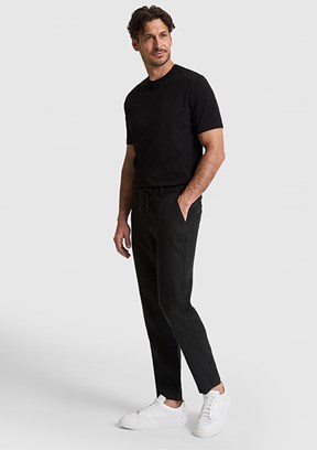 PİERRE CARDİN Erkek Siyah Havuç Pantolon Pantolon