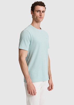 PİERRE CARDİN - Erkek Yeşil Kısa Kol T-Shirt