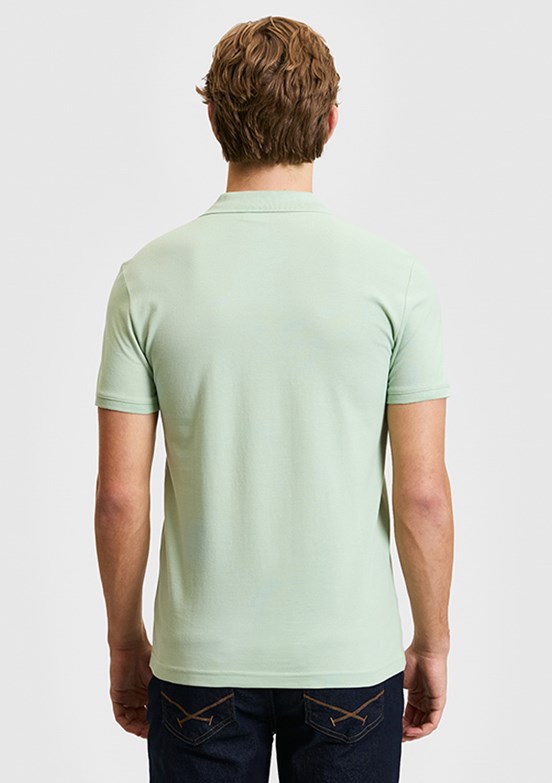 US POLO ASSN - Erkek Yeşil Polo Yaka T-Shirt