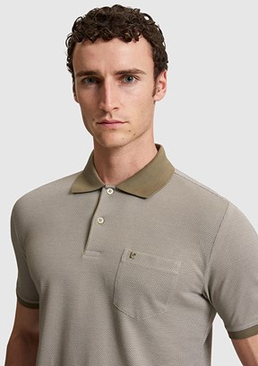 PİERRE CARDİN - Erkek Yeşil Polo Yaka T-Shirt
