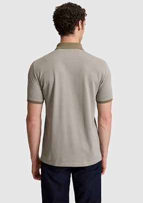 PİERRE CARDİN - Erkek Yeşil Polo Yaka T-Shirt