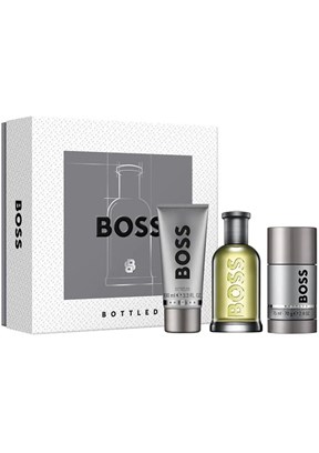 HUGO BOSS - Bottled EDT 100 ml + Shower Gel 100 ml + Deostick 75 ml Erkek Parfüm Seti