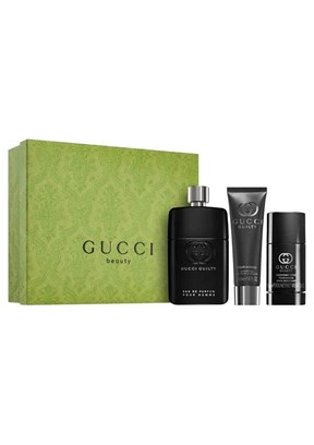 GUCCİ - Guilty Pour Homme EDP 90 ml + 75 ml Deodorant Stick + 50 ml Shower Gel Erkek Parfüm Seti
