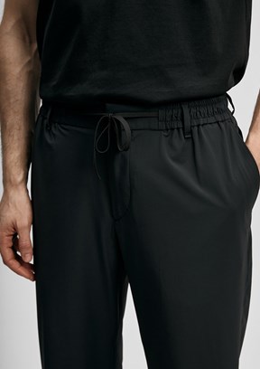 LUFİAN Fenric - 111190362 Erkek Siyah Normal Bel Pantolon