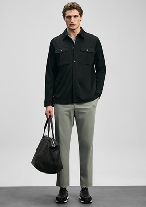 LUFİAN Remy - 111190369 Erkek Gri Normal Bel Pantolon