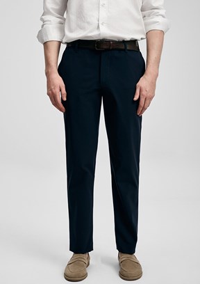 LUFİAN Remy - 111190369 Erkek Lacivert Normal Bel Pantolon