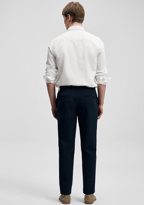 LUFİAN Remy - 111190369 Erkek Lacivert Normal Bel Pantolon