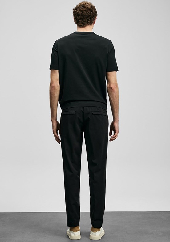 LUFİAN Surge - 111020317 Erkek Siyah Baskılı T-Shirt
