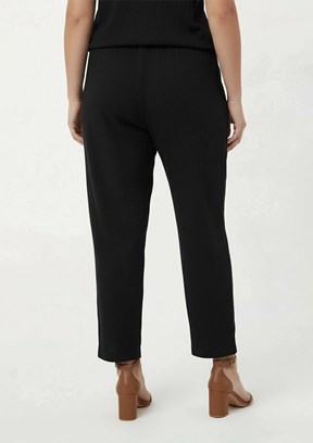 RMG - 1859 Kadın Siyah Normal Bel Pantolon