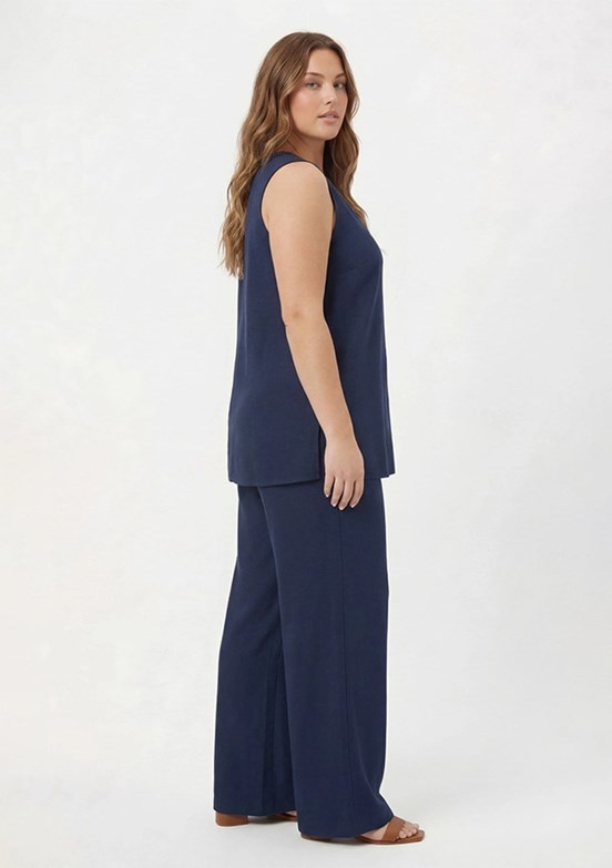 RMG - O6831 Kadın Lacivert Pantolon Takım