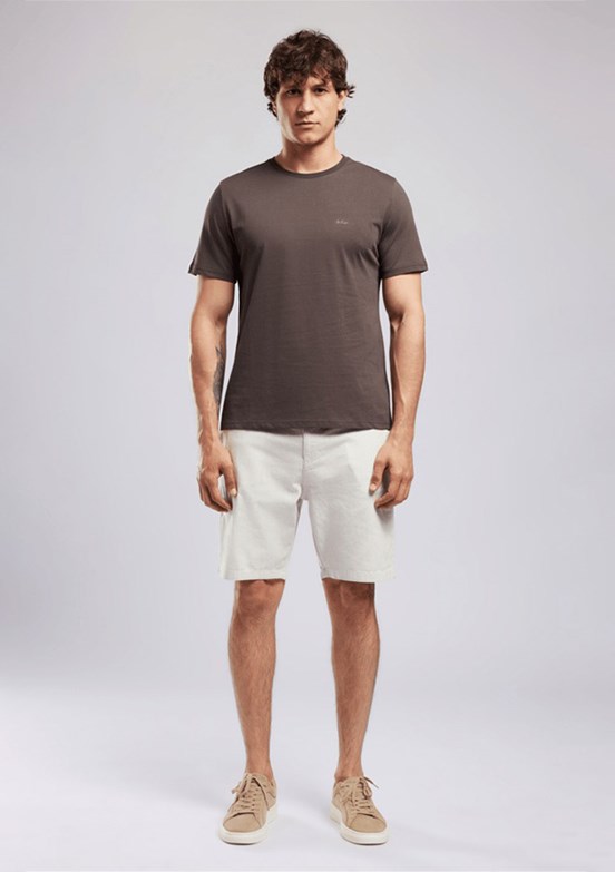 LEE COOPER Burf - 262 LCM 221011 Erkek Beyaz Beli Lastikli Şort