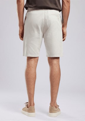 LEE COOPER Burf - 262 LCM 221011 Erkek Beyaz Beli Lastikli Şort