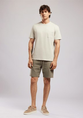 LEE COOPER Burf - 262 LCM 221011 Erkek Yeşil Beli Lastikli Şort