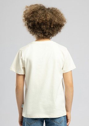 LEE COOPER Carde - 262 LCB 242011 Erkek Çocuk Beyaz O Yaka T-Shirt