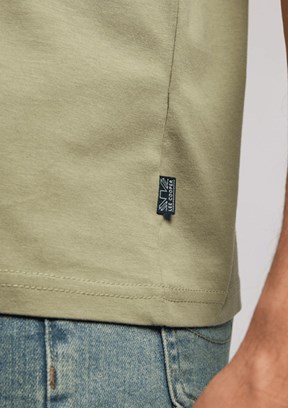 LEE COOPER Jonat - 262 LCM 242002 Erkek Yeşil V Yaka T-Shirt