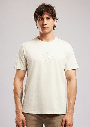 LEE COOPER Mattias - 262 LCM 242007 Erkek Bej O Yaka T-Shirt
