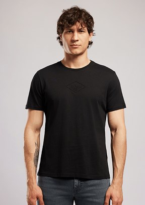 LEE COOPER Mattias - 262 LCM 242007 Erkek Siyah O Yaka T-Shirt