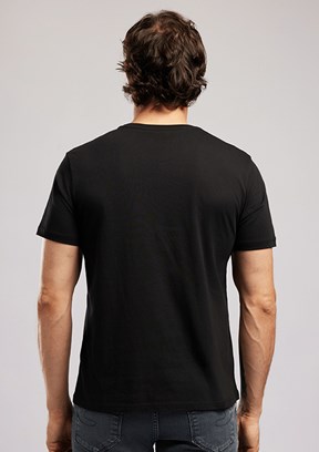 LEE COOPER Mattias - 262 LCM 242007 Erkek Siyah O Yaka T-Shirt