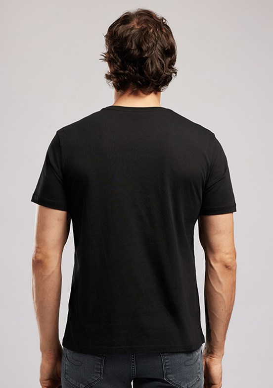 LEE COOPER Mattias - 262 LCM 242007 Erkek Siyah O Yaka T-Shirt