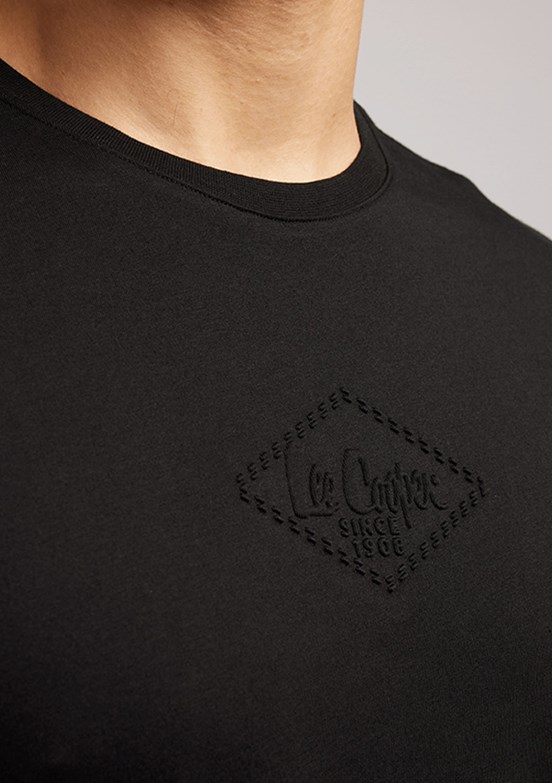 LEE COOPER Mattias - 262 LCM 242007 Erkek Siyah O Yaka T-Shirt