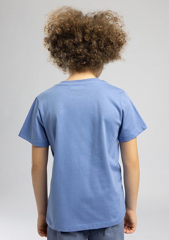 LEE COOPER Racing - 262 LCB 242008 Erkek Çocuk Mavi O Yaka T-Shirt