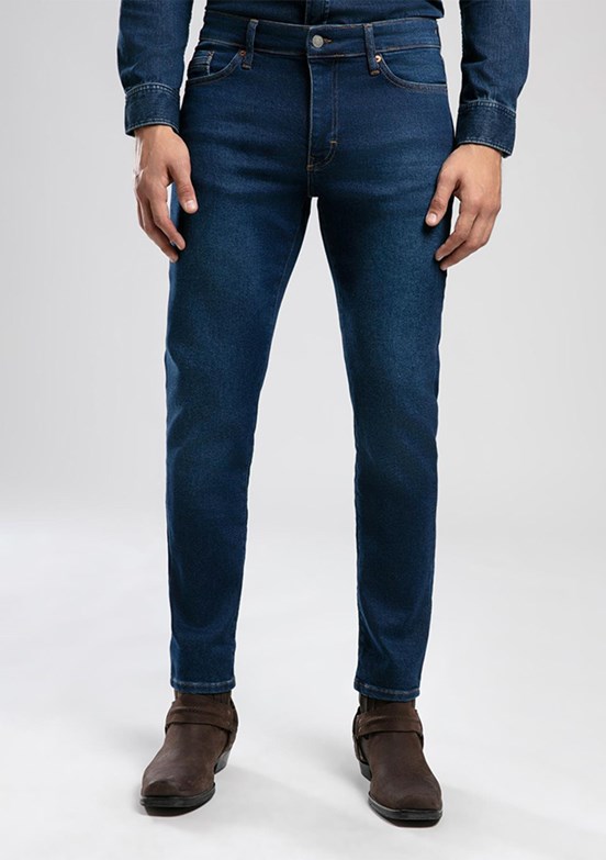 LEE COOPER Jack - 252 LCM 121085 Erkek Mavi Yüksek Bel Jean Pantolon