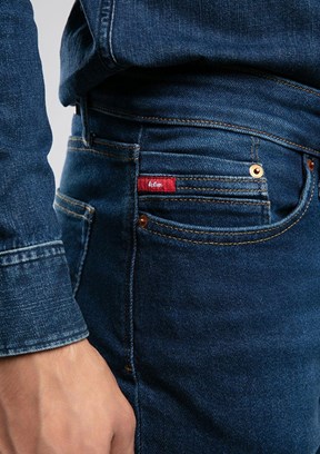 LEE COOPER Jack - 252 LCM 121085 Erkek Mavi Yüksek Bel Jean Pantolon
