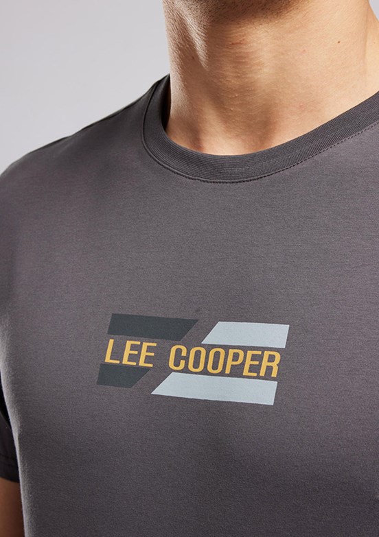 LEE COOPER Basil - 262 LCM 242035 Erkek Antrasit O Yaka T-Shirt