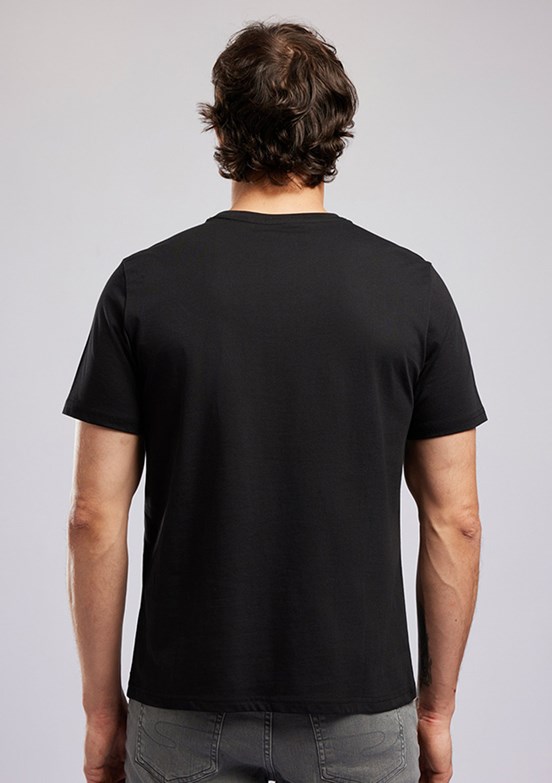 LEE COOPER Basil - 262 LCM 242035 Erkek Siyah O Yaka T-Shirt