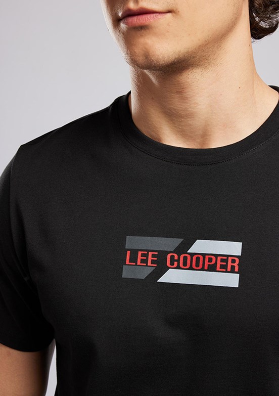 LEE COOPER Basil - 262 LCM 242035 Erkek Siyah O Yaka T-Shirt