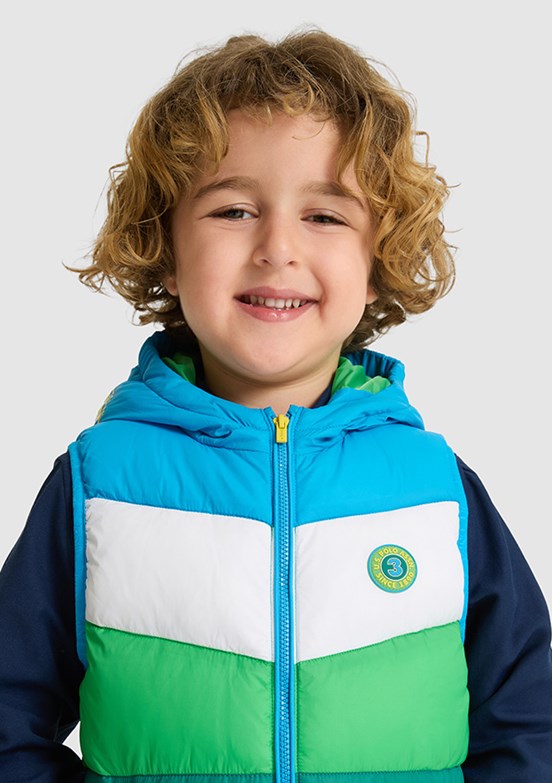 US POLO ASSN - Erkek Çocuk Yeşil Basic Yelek
