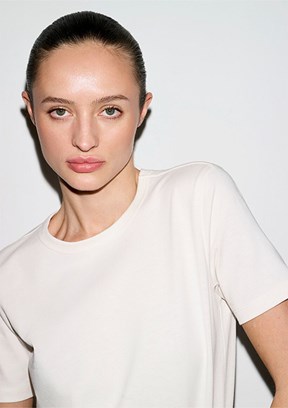 MAVİ - M1614067-70048 Kadın Beyaz Basic T-Shirt