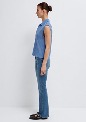 MAVİ M 1613952-70853 Kadın Çok Renkli Polo Yaka T-Shirt