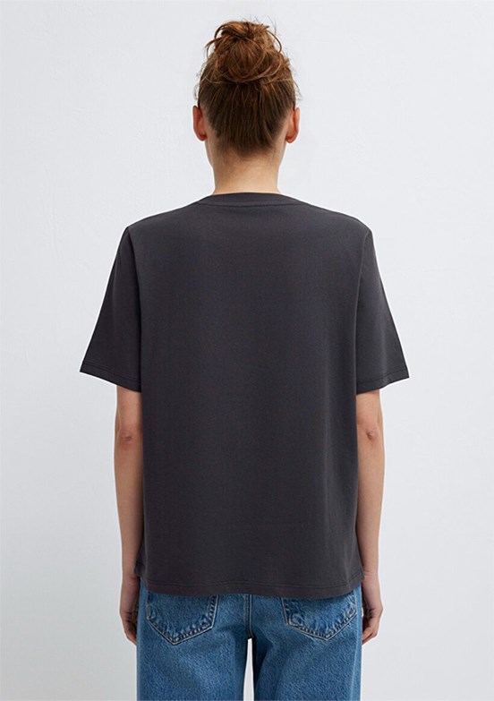 MAVİ - M1613907-70087 Kadın Siyah Baskılı T-Shirt