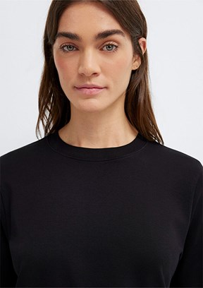 MAVİ - M1614218-900 Kadın Siyah Basic T-Shirt