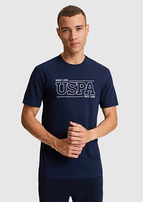 US POLO ASSN - Erkek Lacivert Kısa Kol T-Shirt
