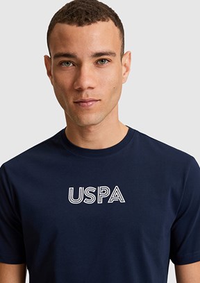 US POLO ASSN - Erkek Lacivert Kısa Kol T-Shirt