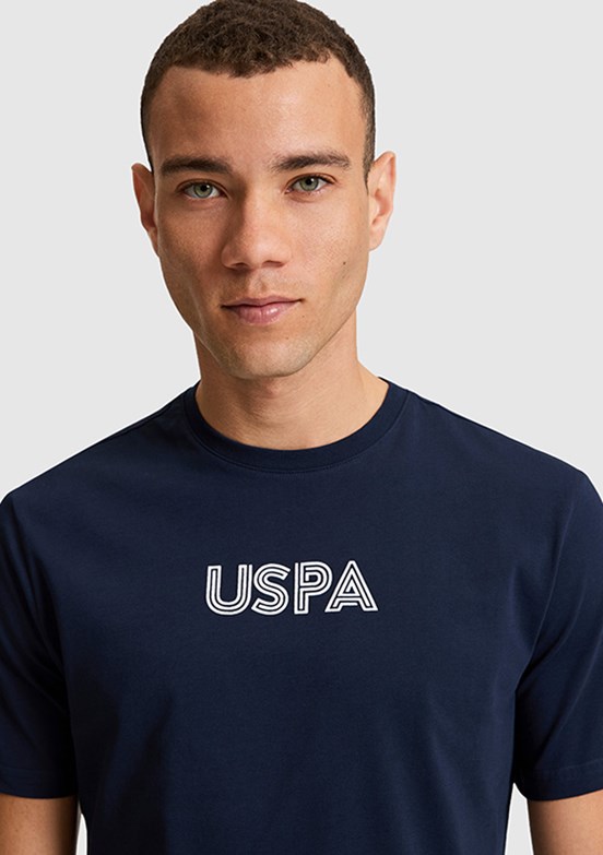 US POLO ASSN - Erkek Lacivert Kısa Kol T-Shirt