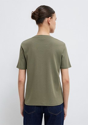 MAVİ - M1612916-86961 Kadın Yeşil Basic T-Shirt