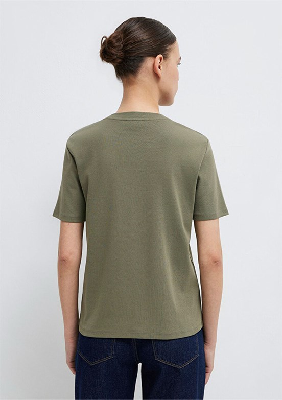 MAVİ - M1612916-86961 Kadın Yeşil Basic T-Shirt