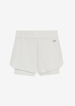 SKECHERS W Performance Coll. 4 Inch 2 İn 1 - S2610155-4294 Kadın Gri Baskılı Şort