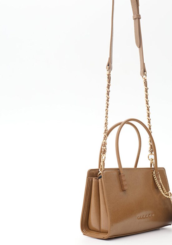 SİSLEY - SLY 393 Kadın Camel Kol Çantası