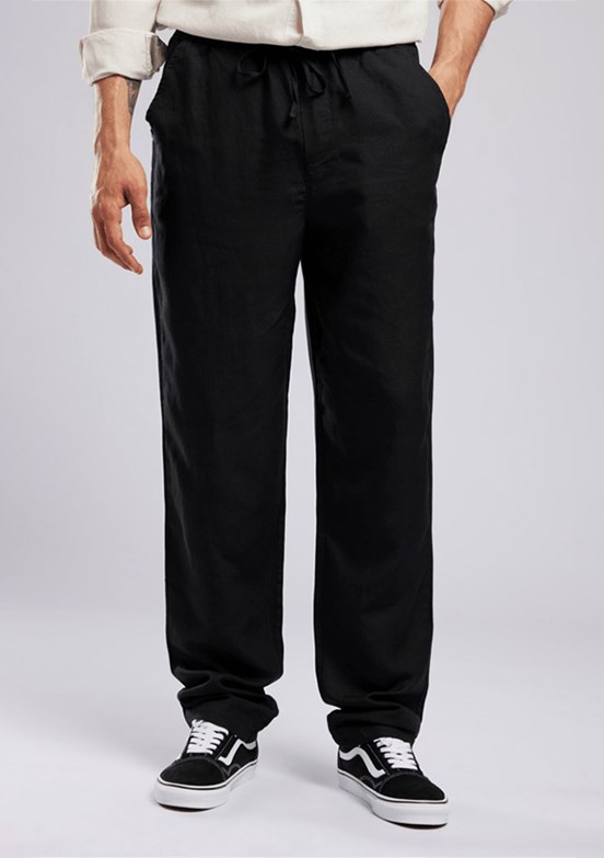 LEE COOPER Relas - 262 LCM 221009 Erkek Siyah Beli Lastikli Pantolon