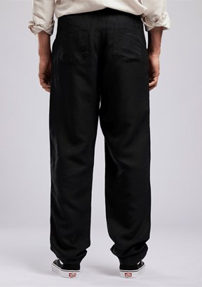 LEE COOPER Relas - 262 LCM 221009 Erkek Siyah Beli Lastikli Pantolon