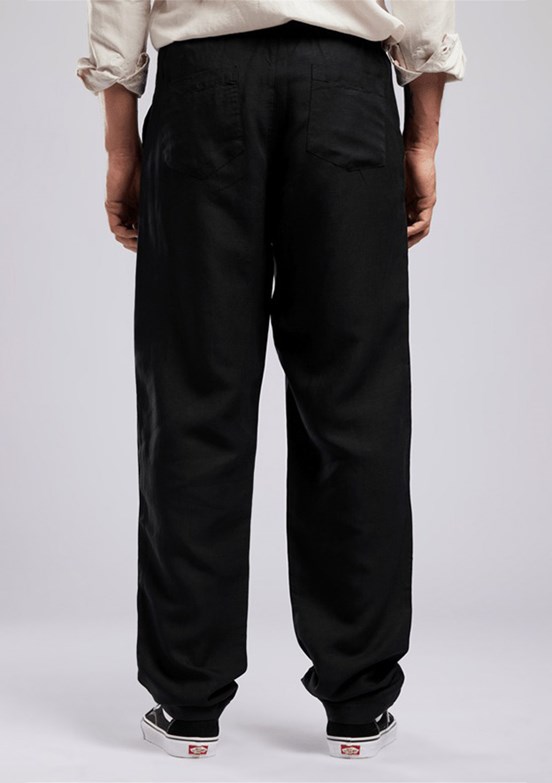 LEE COOPER Relas - 262 LCM 221009 Erkek Siyah Beli Lastikli Pantolon