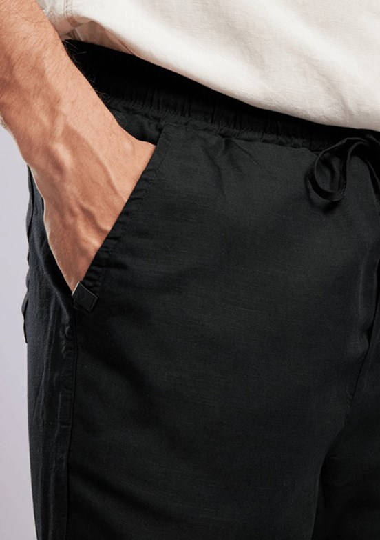 LEE COOPER Relas - 262 LCM 221009 Erkek Siyah Beli Lastikli Pantolon